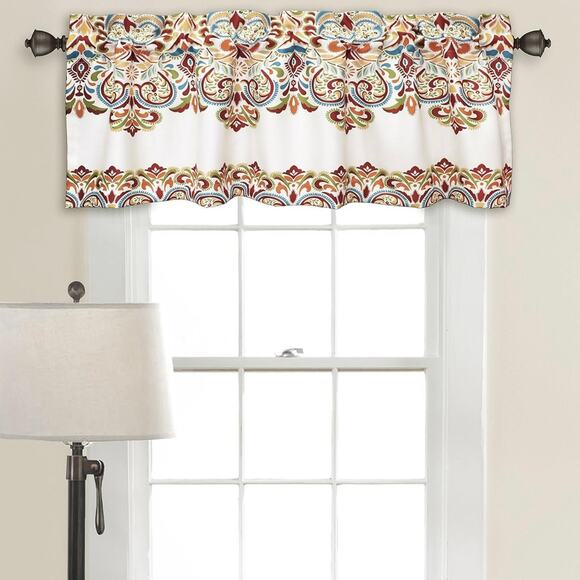 Lush Decor Clara Valance 52 x 18 Adorable Paisley - Picture 1 of 8